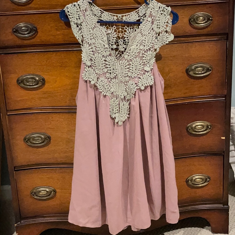 Pink dress